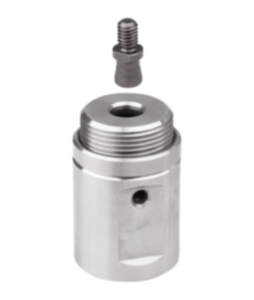 Locating adapters, cylindrical, stainless steel pneumatic