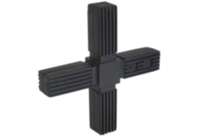 Łącznik wtykowy (rura czworoboczna) krzyżowy