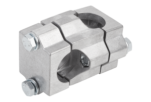 Tube clamps, cross, aluminium Tube clamps, cross, aluminium