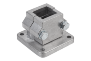 Tube clamps, base, aluminium Tube clamps, base, aluminium