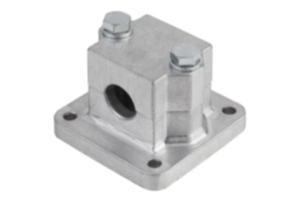 Tube clamps, flange, aluminium Tube clamps, flange, aluminium