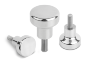 Mushroom knobs external thread with high head for Hygienic USIT® sealing and shim washer Freudenberg Process Seals