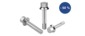 Hexagon head bolts with collar for Hygienic USIT® sealing and shim washer Freudenberg Process Seals